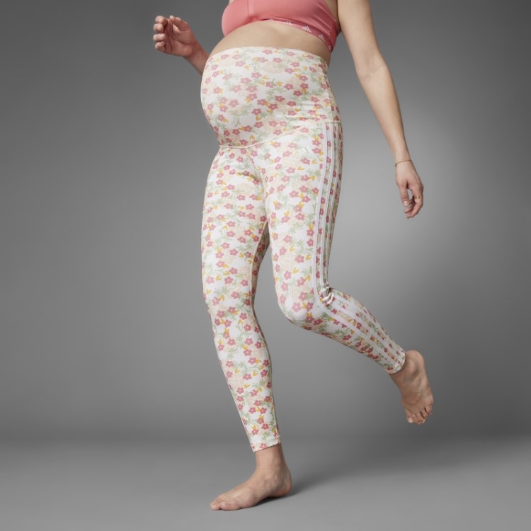 Meia-calça Curta Multicolor Com Positividade Para Crescimento (maternidade) Adidas