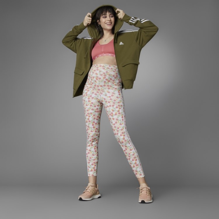 Meia-calça Curta Multicolor Com Positividade Para Crescimento (maternidade) Adidas