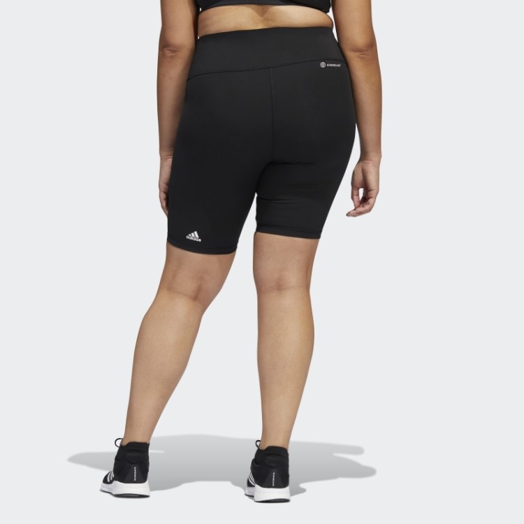 Leggings Curtas Pretas Optime Para Bicicleta De Treino Adidas