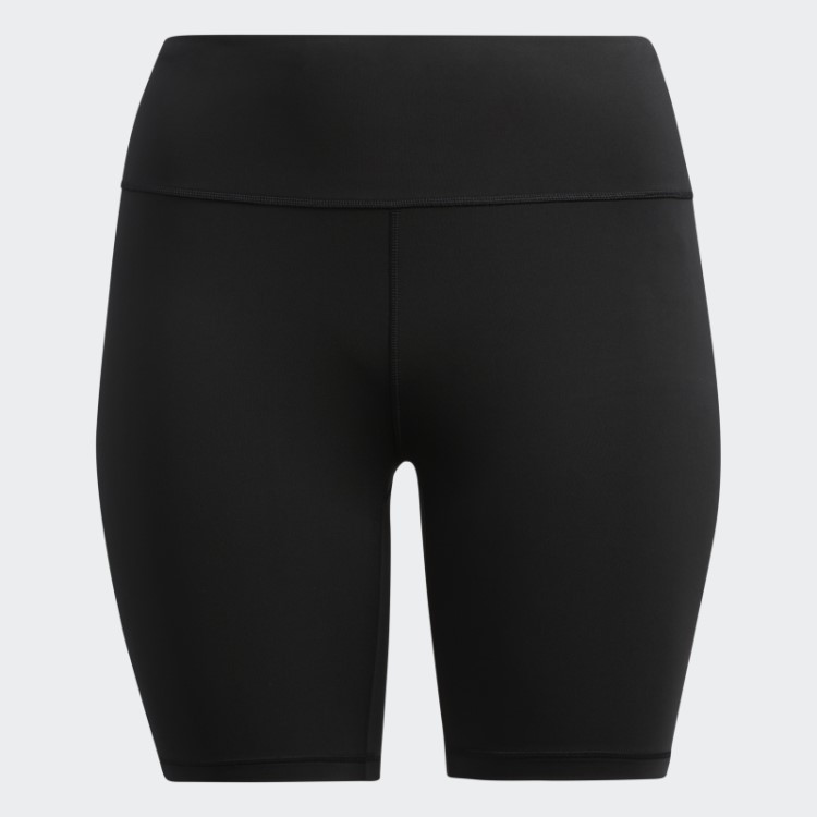 Leggings Curtas Pretas Optime Para Bicicleta De Treino Adidas