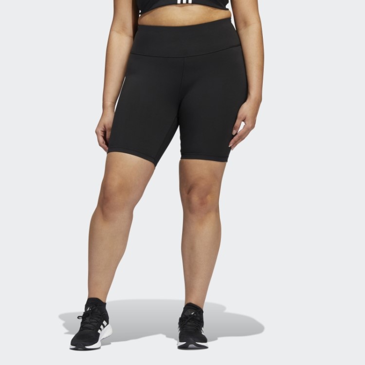 Leggings Curtas Pretas Adidas Optime Training Bike