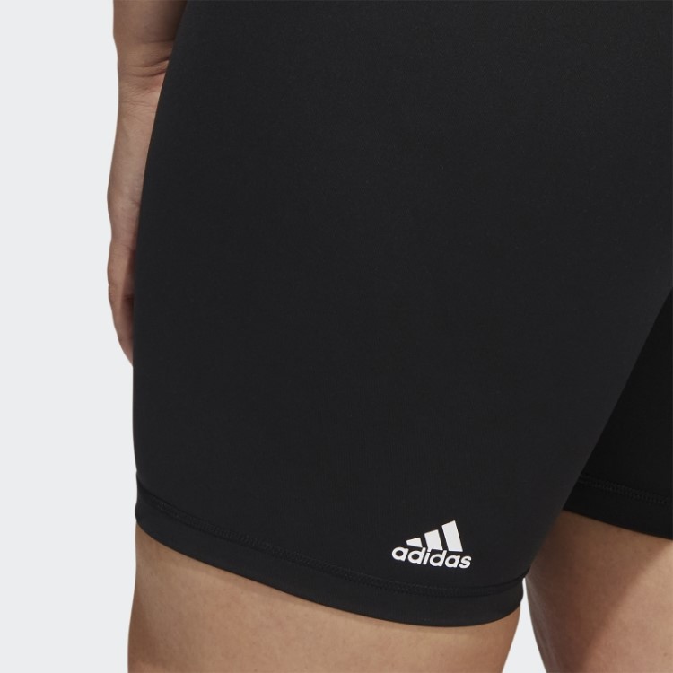 Leggings Curtas Fashion Adidas Black Optime Para Treino