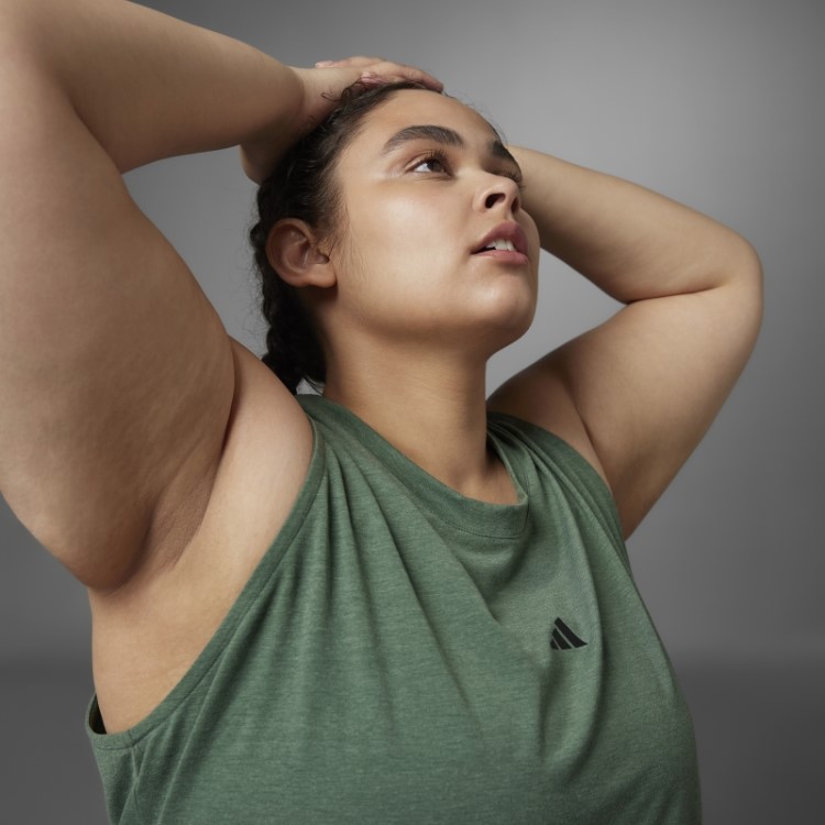 Regata De Ioga De Equilíbrio Autêntico (tamanho Grande) Adidas óxido Verde