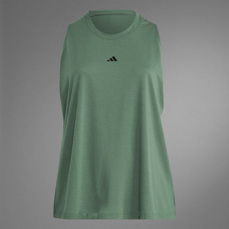 Regata De Yoga Adidas Green Oxide Authentic Balance (tamanho Grande)