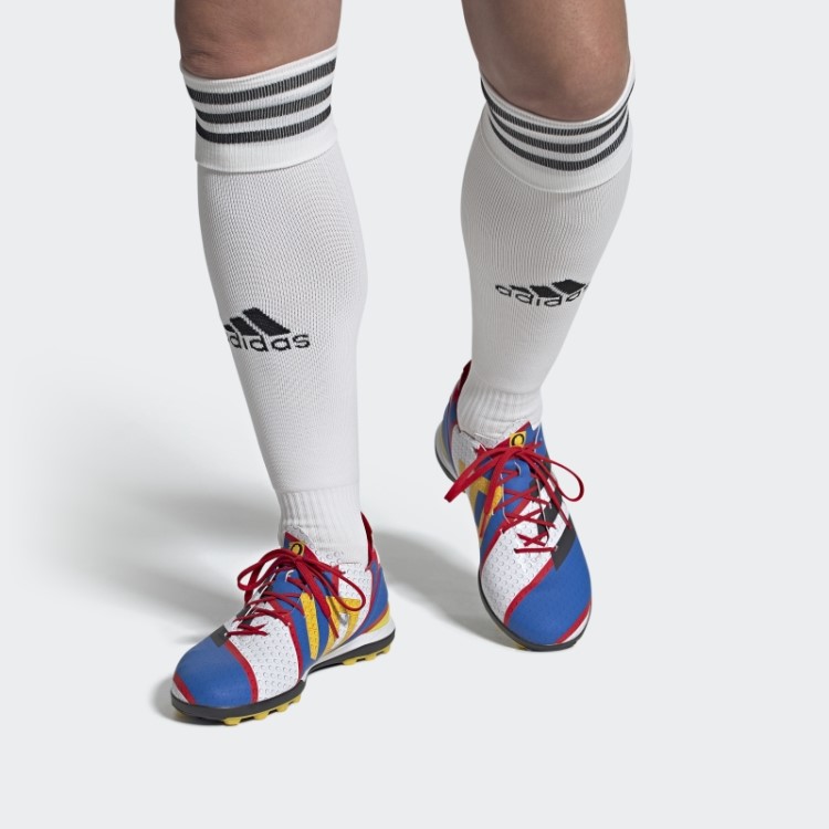 Tênis De Futebol Gamemode Turf Branco Adidas
