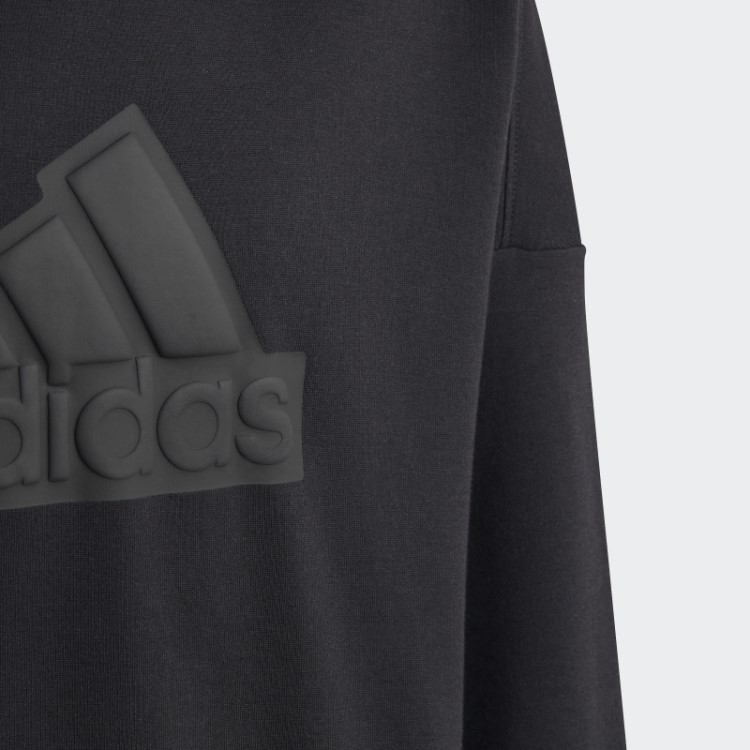 Moletom Com Capuz Com Logo Black Future Icons Adidas