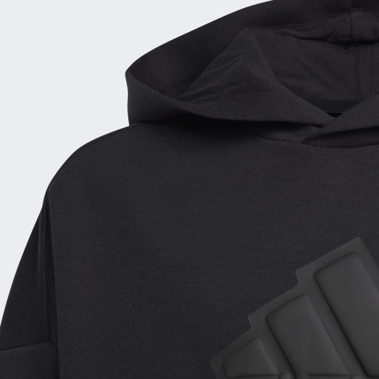 Future Icons Moletom Com Capuz Logo Adidas Preto