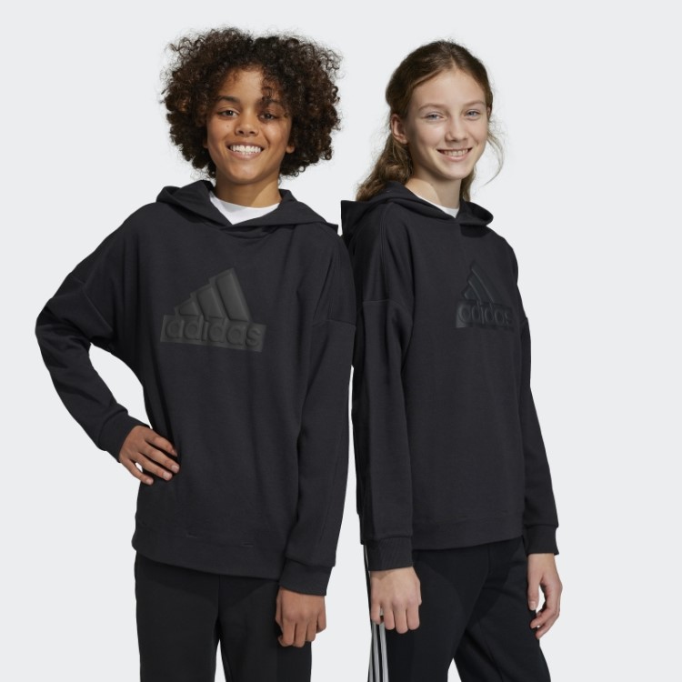 Moletom Com Capuz Preto Future Icons Da Adidas