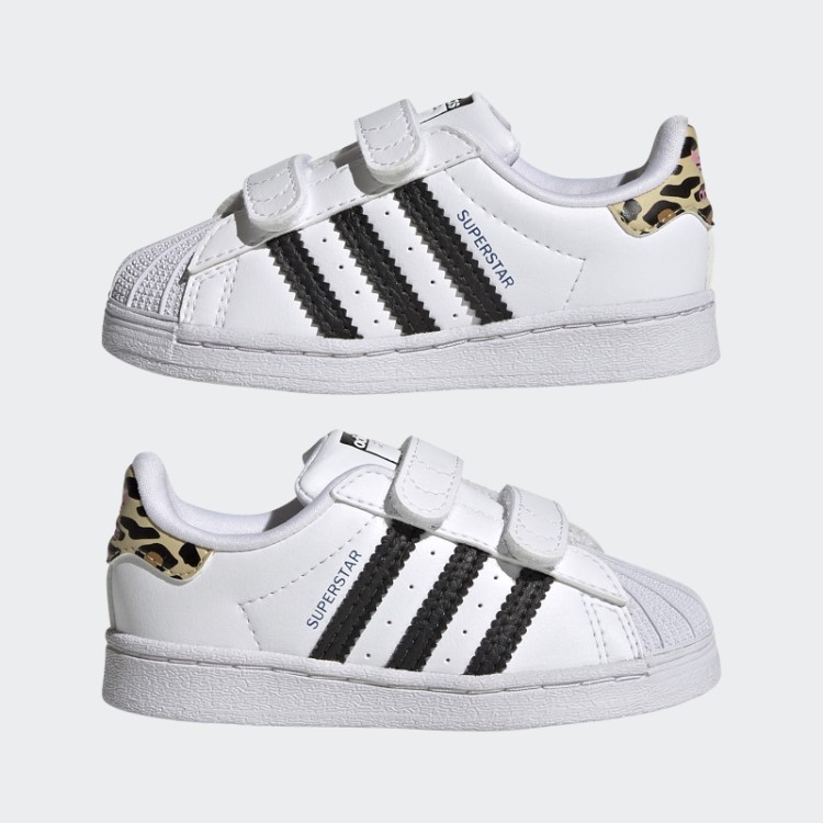 Sapatos Azuis Superstar Da Moda Adidas