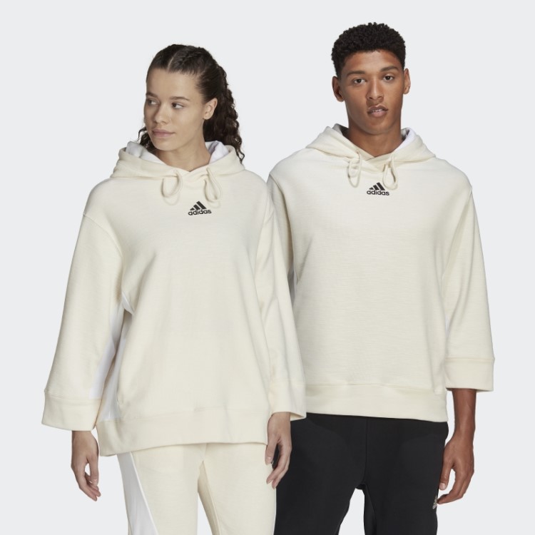 Moletom Com Capuz French Terry Invertido (gênero Neutro) Adidas Não Tingido