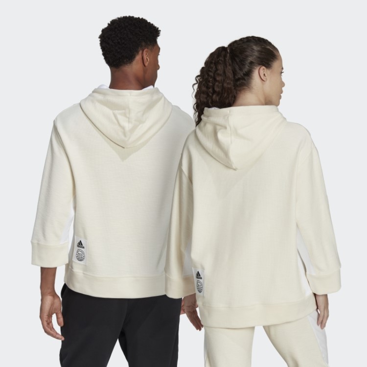 Moletom Com Capuz French Terry Invertido (gênero Neutro) Adidas Não Tingido