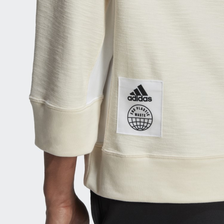 Moletom Com Capuz French Terry Invertido (gênero Neutro) Adidas Não Tingido