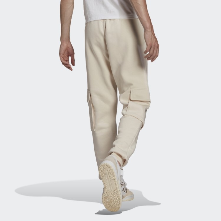 Calça Cargo Adicolor Essentials Trefoil Branca Adidas
