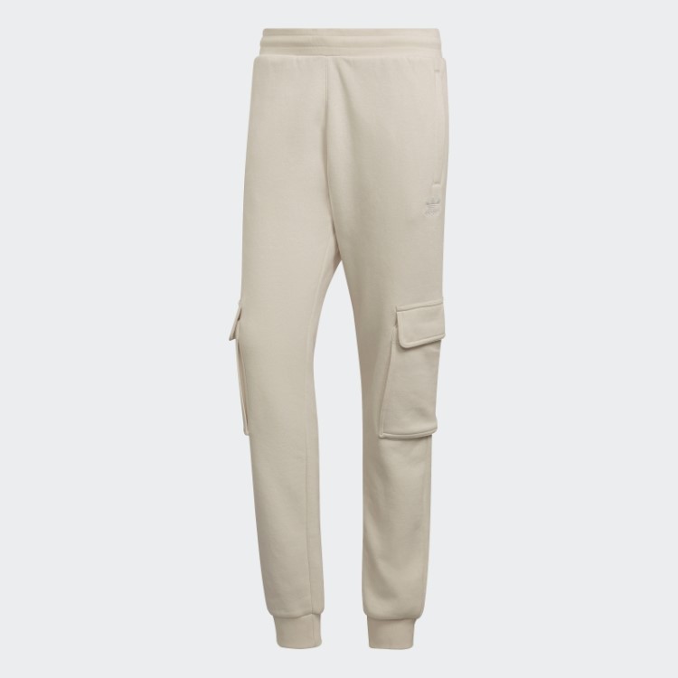 Calça Cargo Adicolor Essentials Trefoil Branca Adidas