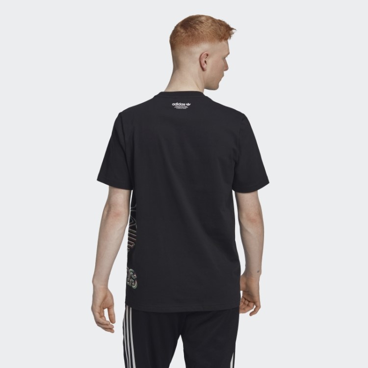 Camiseta Preta Manga Curta Adidas Hyperreal