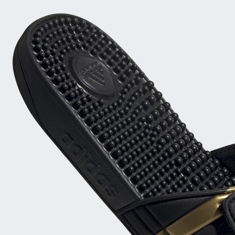 Adidas Adissage Slides Dourado Metálico