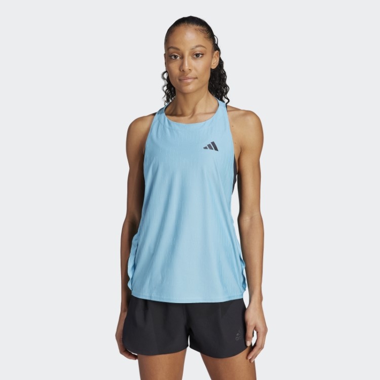 Adidas Feito Para Ser Refeito Regata De Corrida Azul