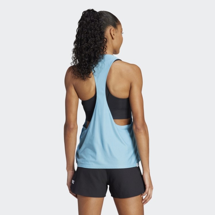 Adidas Feito Para Ser Refeito Regata De Corrida Azul