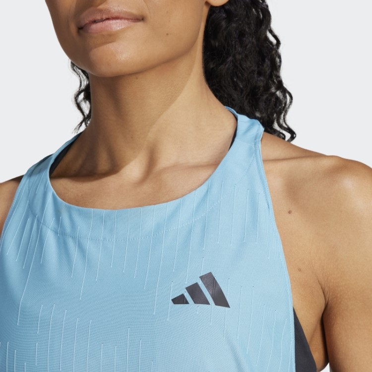 Adidas Feito Para Ser Refeito Regata De Corrida Azul