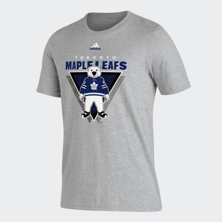 Camiseta Adidas Maple Leafs Cinza Médio