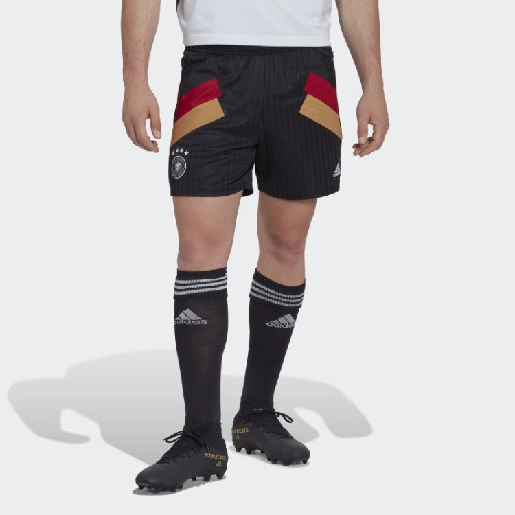 Bermuda Preta ícone Da Alemanha Adidas