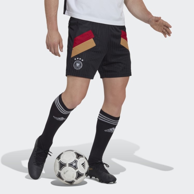 Bermuda Preta ícone Da Alemanha Adidas