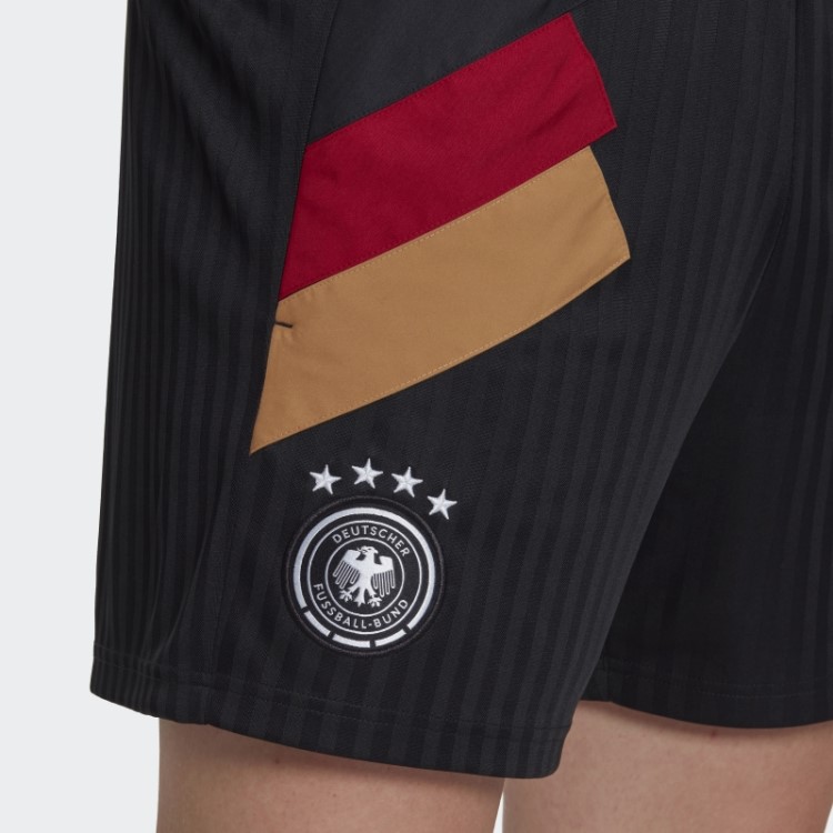 Bermuda Preta ícone Da Alemanha Adidas
