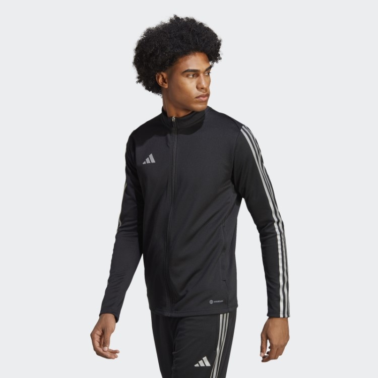 Jaqueta De Treinamento Reflexiva Tiro Adidas Preta