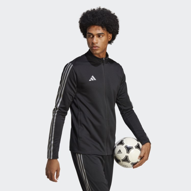 Jaqueta De Treinamento Reflexiva Tiro Adidas Preta