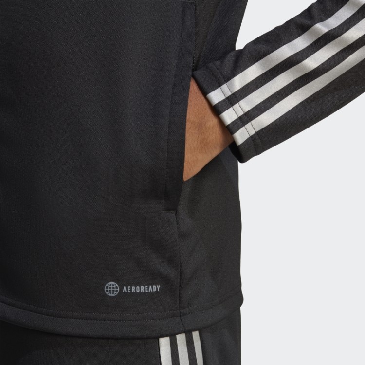 Jaqueta De Treinamento Reflexiva Tiro Adidas Preta