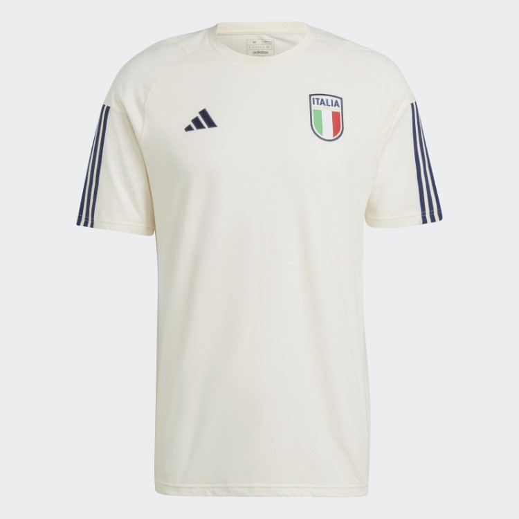 Camiseta Branca Adidas Italia Tiro 23 De Algodão