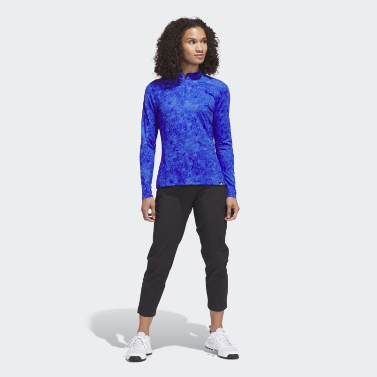Ultimate365 Tour Camisa De Golfe Manga Longa Estampada Azul Adidas