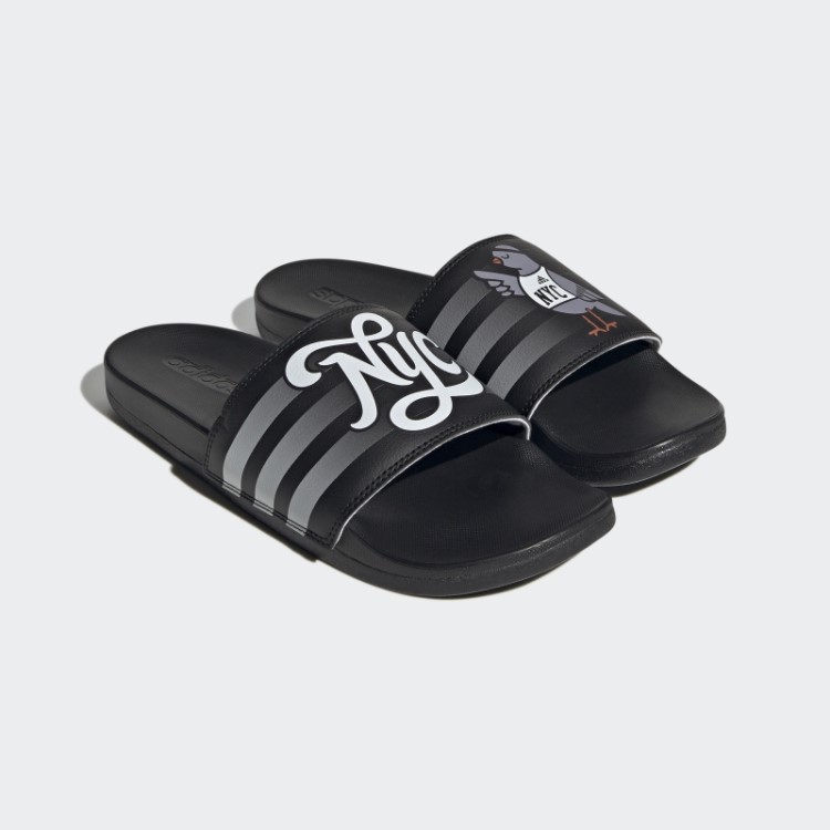 Elegante Adidas Adilette Comfort Sandálias Brancas