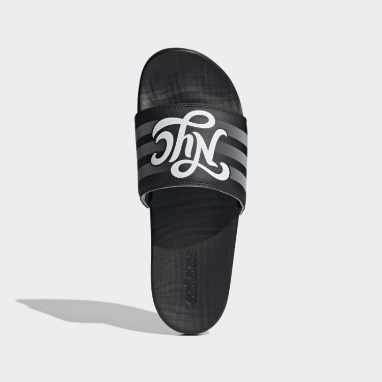 Elegante Adidas Adilette Comfort Sandálias Brancas