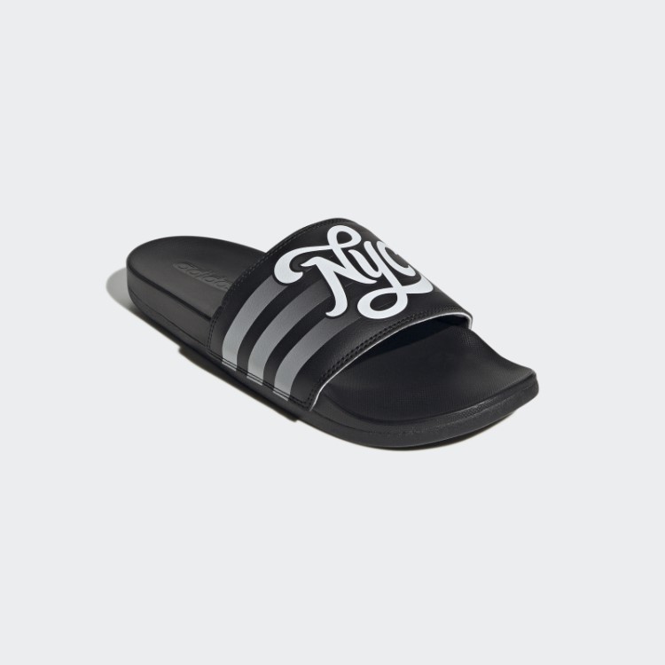 Elegante Adidas Adilette Comfort Sandálias Brancas