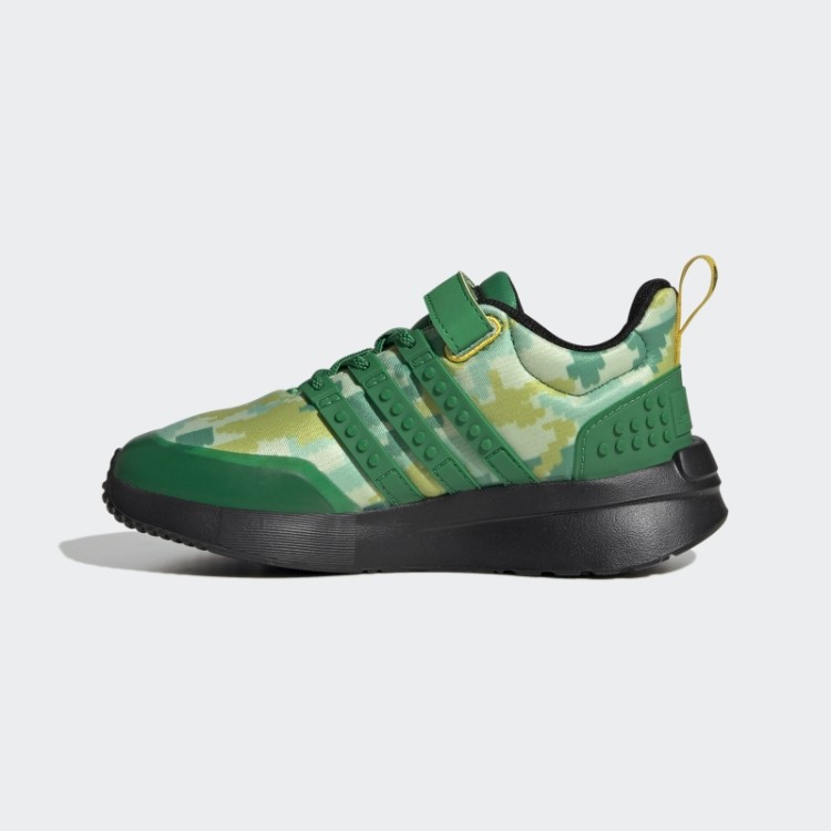 Adidas X Lego Racer Tr21 Cadarço Elástico E Sapatos Top Strap Verde Fashion