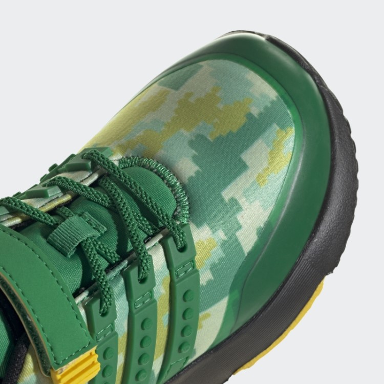 Adidas X Lego Racer Tr21 Cadarço Elástico E Sapatos Top Strap Verde Fashion