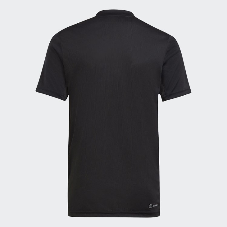 Camiseta Preta Train Essentials Aeroready Logo Regular Fit Adidas