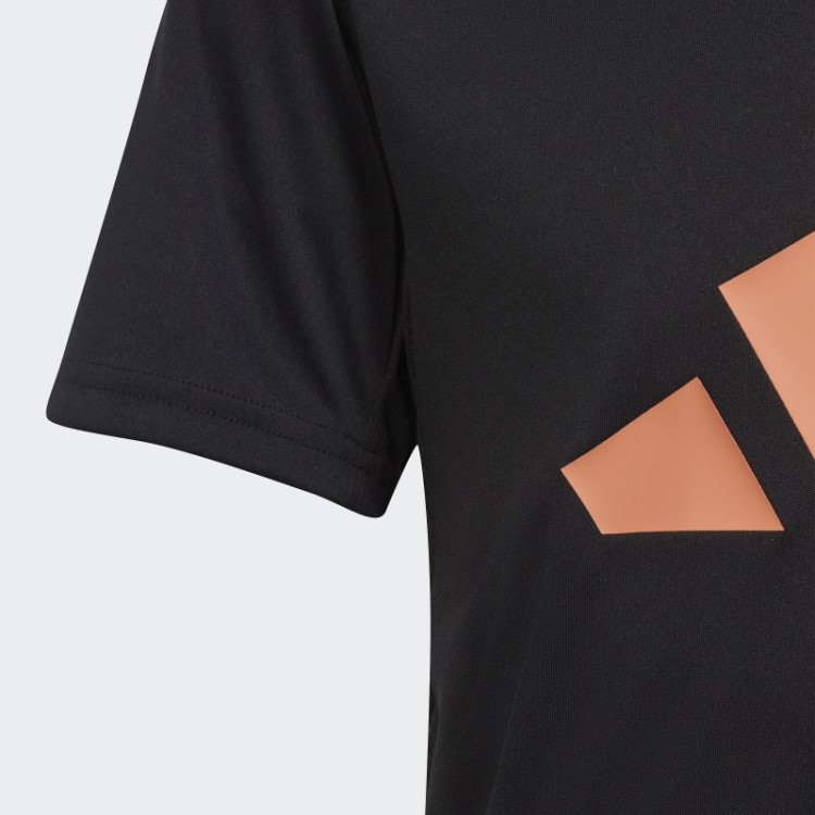 Camiseta Preta Train Essentials Aeroready Logo Regular Fit Adidas