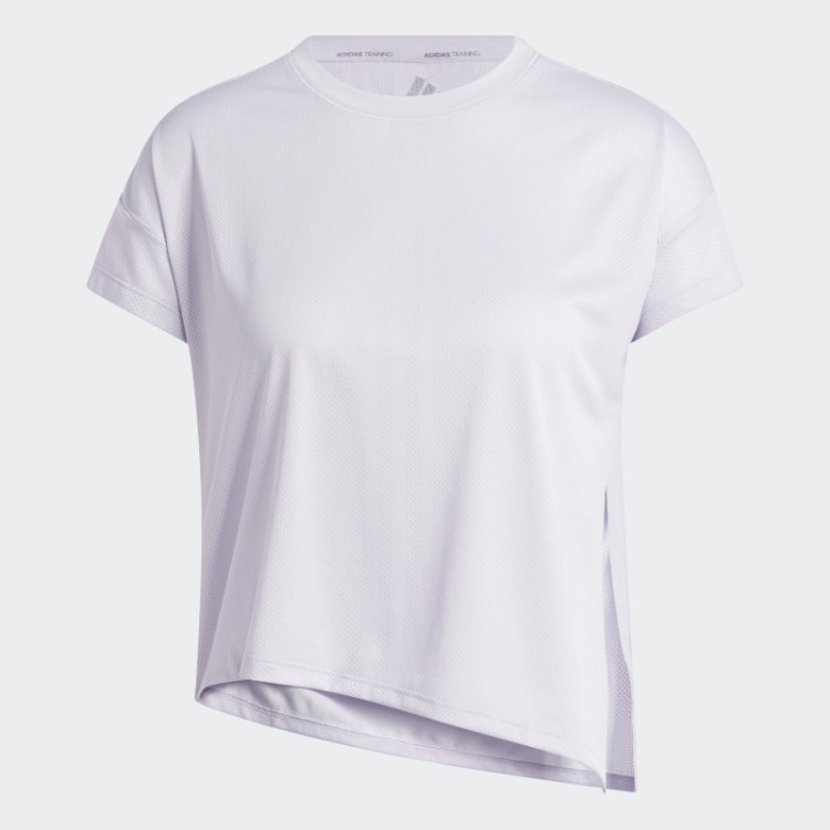 Camiseta De Treino Hiit Aeroready Quickburn Adidas Silver Dawn