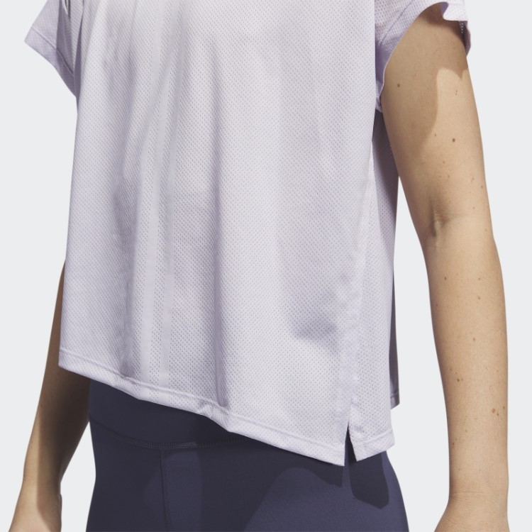 Camiseta De Treino Hiit Aeroready Quickburn Adidas Silver Dawn