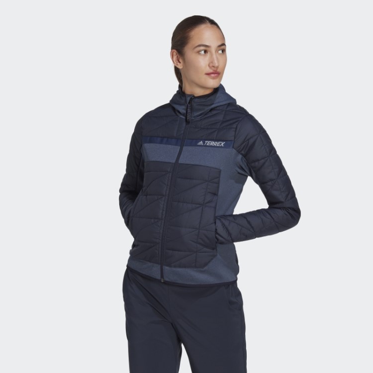 Jaqueta Com Isolamento Híbrido Adidas Terrex Multi Primegreen De Tinta