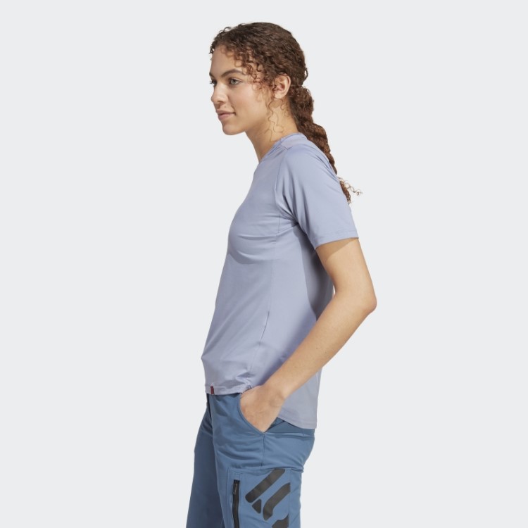 Camiseta Prata Violeta Five Ten Bike Trailx Adidas