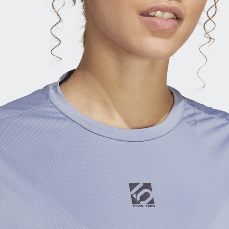 Camiseta Prata Violeta Five Ten Bike Trailx Adidas