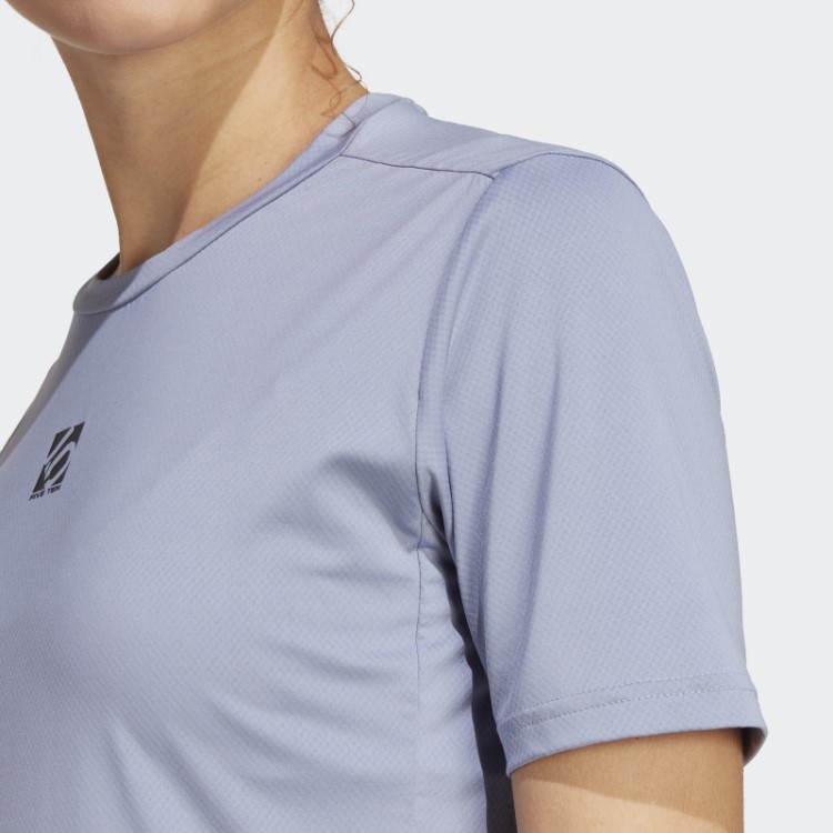 Camiseta Prata Violeta Five Ten Bike Trailx Adidas