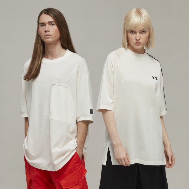 Camiseta Com Bolso Em Crepe Adidas Y-3