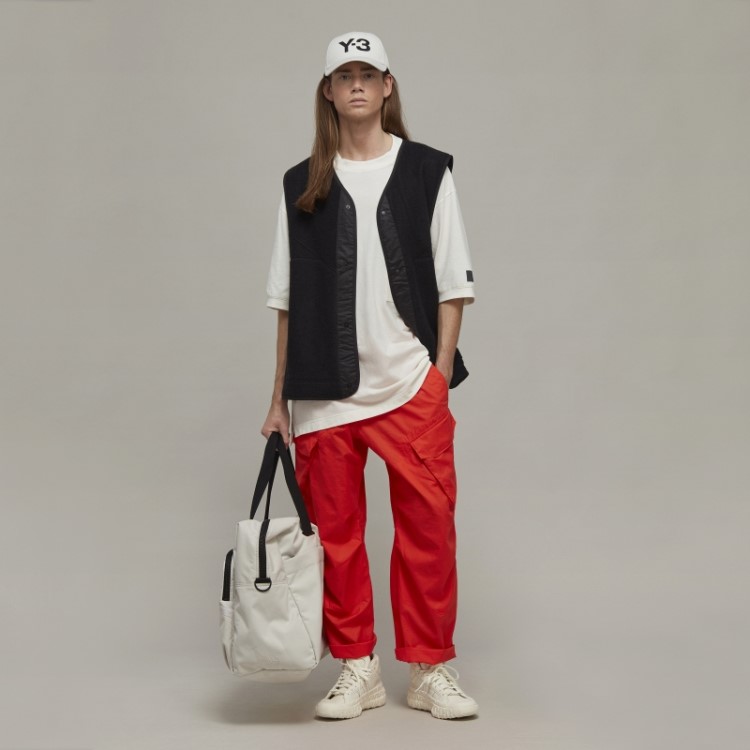 Camiseta Com Bolso Em Crepe Adidas Y-3