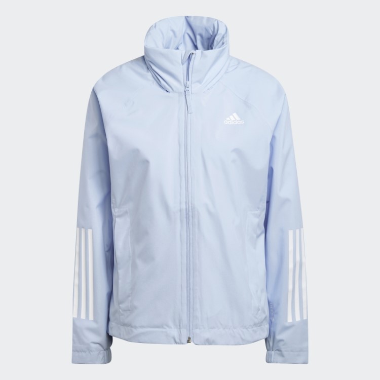 Jaqueta Bsc 3 Listras Rain.rdy Azul Dawn Adidas