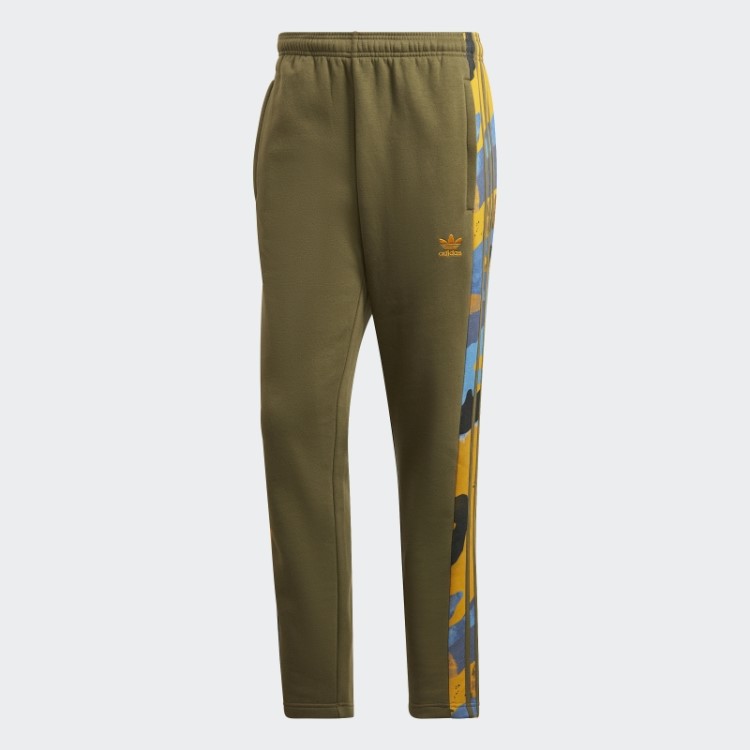 Calça De Moletom Adidas Camo Series Verde Oliva