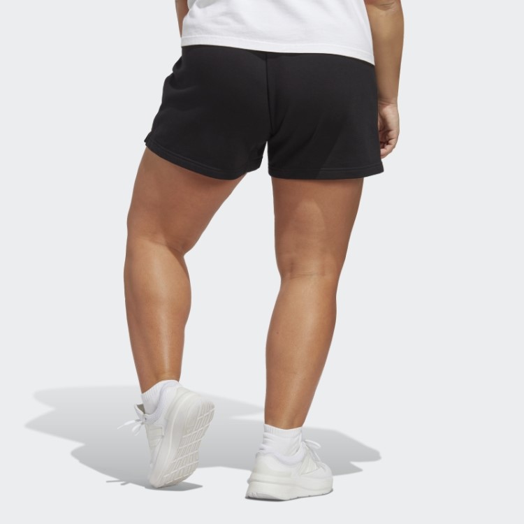 Shorts Linear French Terry Adidas Black Essentials (tamanho Grande)